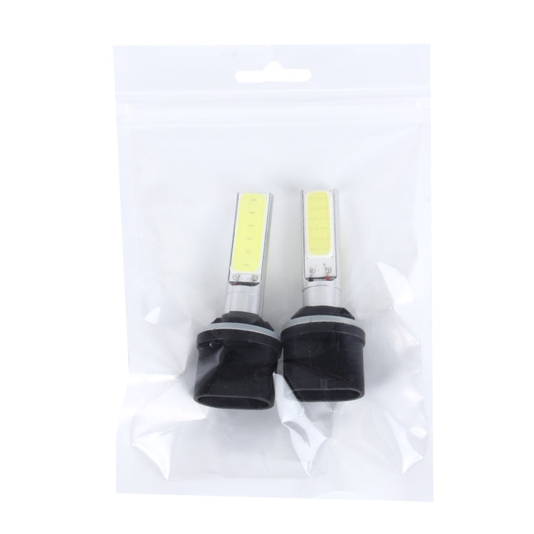 2 PCS 880 10W 800 LM 6000K 2 COB LEDs Car Fog Lights, DC 12V(White Light)