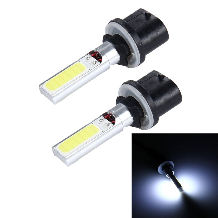 2 PCS 880 10W 800 LM 6000K 2 COB LEDs Car Fog Lights, DC 12V(White Light)