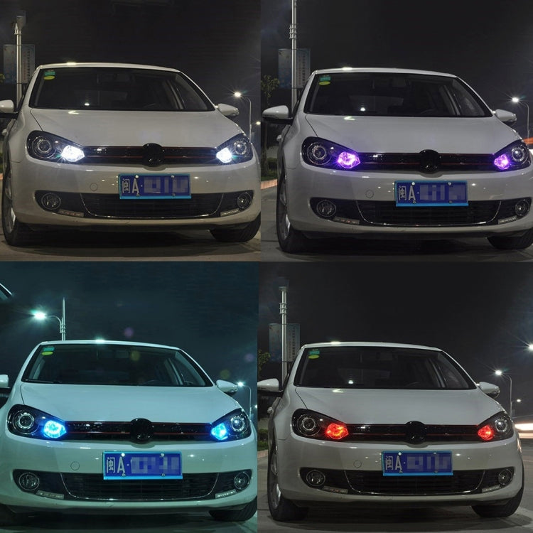 2 PCS 3W Auto Flash Strobe Fade Smooth Remote Controlled Colorful LED Clearance Decorative Light with 6 SMD-5050 LED, DC 12V