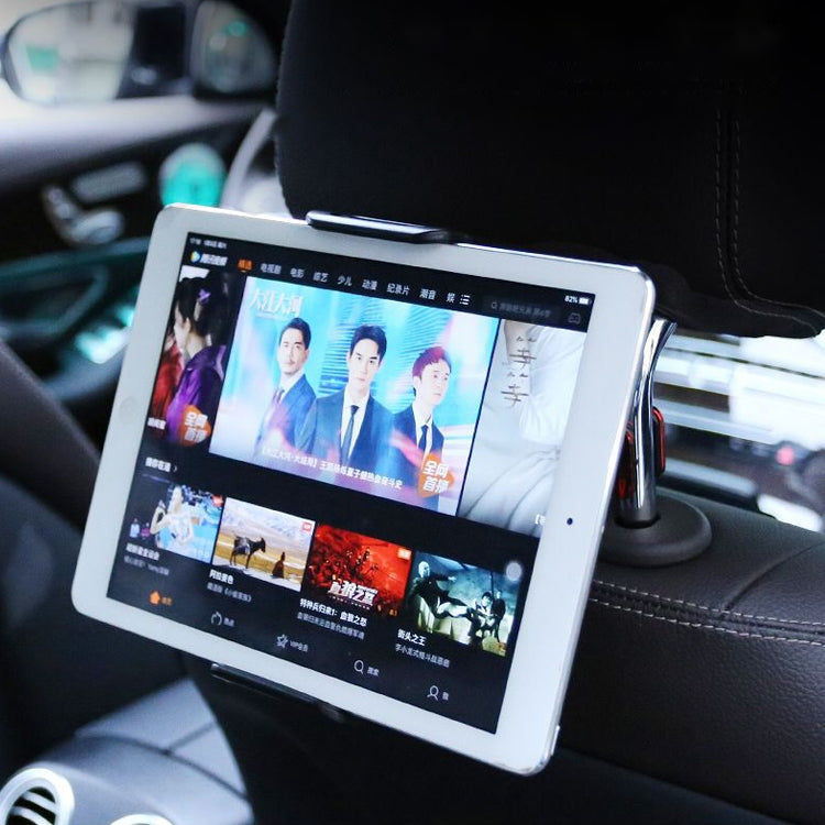 360 Degree Rotating Snap-on Rear Seat Car Phone Holder for 4-11 inch Mobile Phones / Tablets