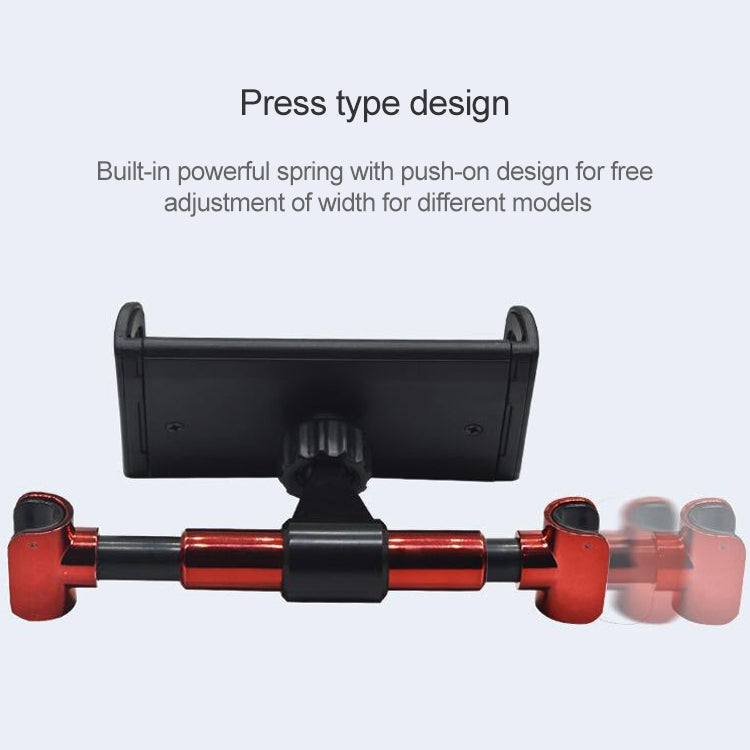 360 Degree Rotating Snap-on Rear Seat Car Phone Holder for 4-11 inch Mobile Phones / Tablets