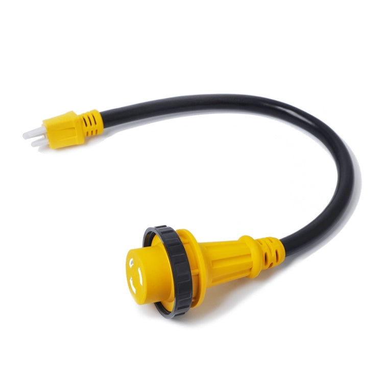 125V 15A Male to 30A Female Adapter Marine RV Yacht Electrical Converter Cable Vehicle Boat Connector Cables, Cable Length: 60cm