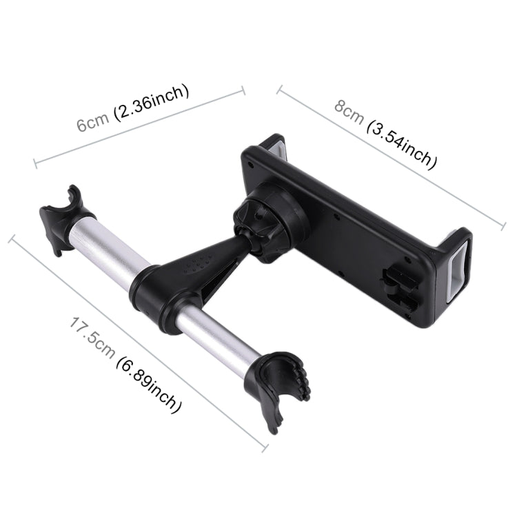Auto Car Seatback Tablet PC / Mobilephone Holder (Width: 11.3-16.3cm)