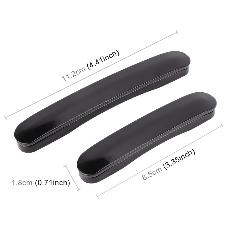 4 PCS Universal Car Door Anti-collision Strip Protection Guards Trims Stickers