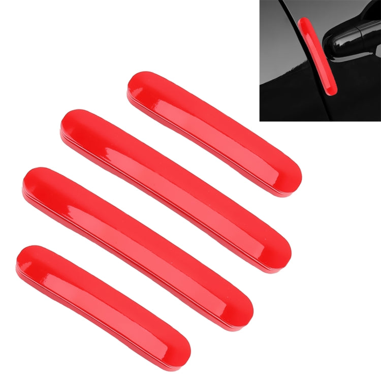 4 PCS Universal Car Door Anti-collision Strip Protection Guards Trims Stickers