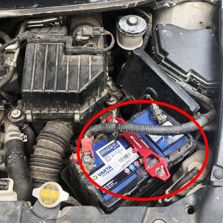 Universal Car Short Arch Stainless Steel Battery Tie Down Clamp Bracket, Size: 18.2 x 4.5 x 2cm