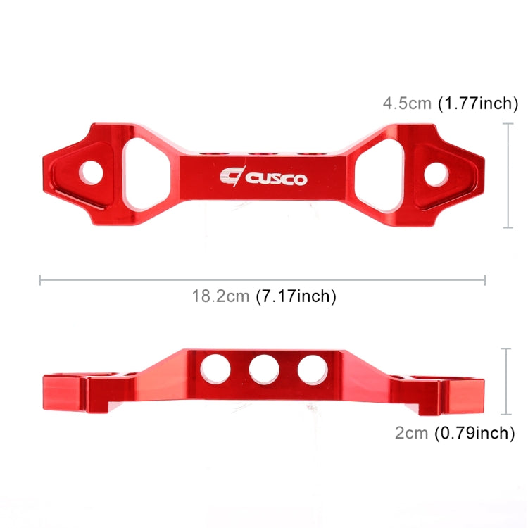 Universal Car Short Arch Stainless Steel Battery Tie Down Clamp Bracket, Size: 18.2 x 4.5 x 2cm