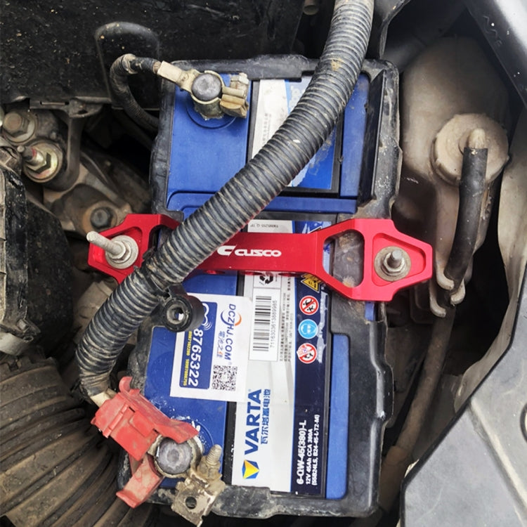 Universal Car Short Arch Stainless Steel Battery Tie Down Clamp Bracket, Size: 18.2 x 4.5 x 2cm