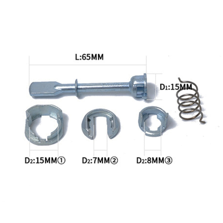 Car Door Lock Cylinder Repair Kit Right and Left 6K4837223A for Volkswagen Polo / Seat