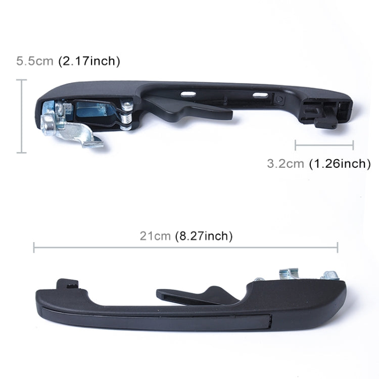 1 Set Auto Backdoor Left Right Handles 191837206 for Volkswagen Golf