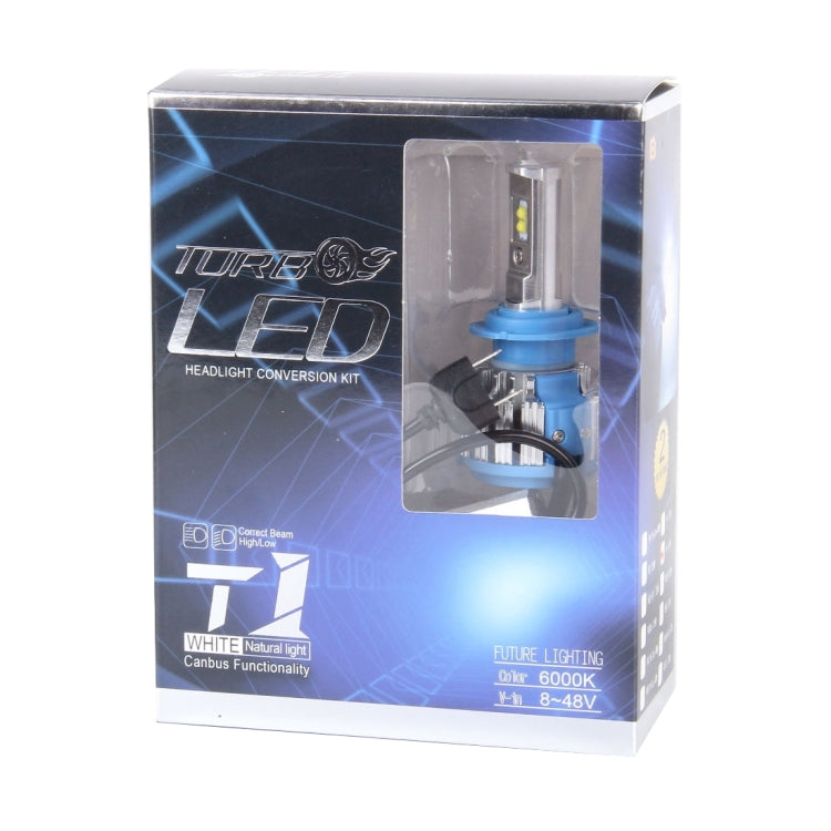 H7 35W 3000LM 6000K 4 CREE LEDs Car Canbus Headlamp Light, DC 8-48V(White Light)