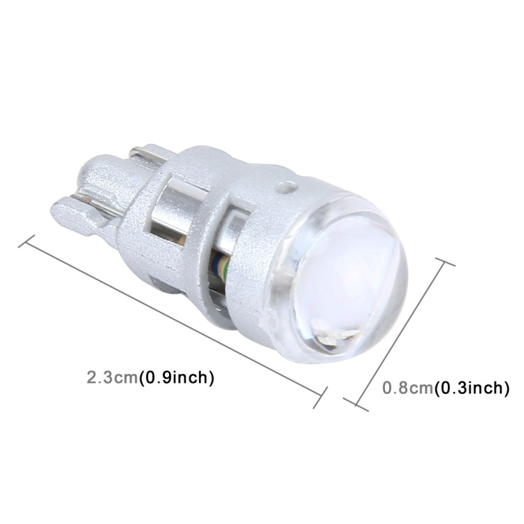 10 PCS T10 1W 50LM Car Clearance Light with SMD-3030 Lamp, DC 12V