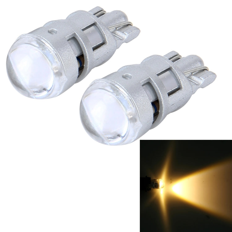 10 PCS T10 1W 50LM Car Clearance Light with SMD-3030 Lamp, DC 12V