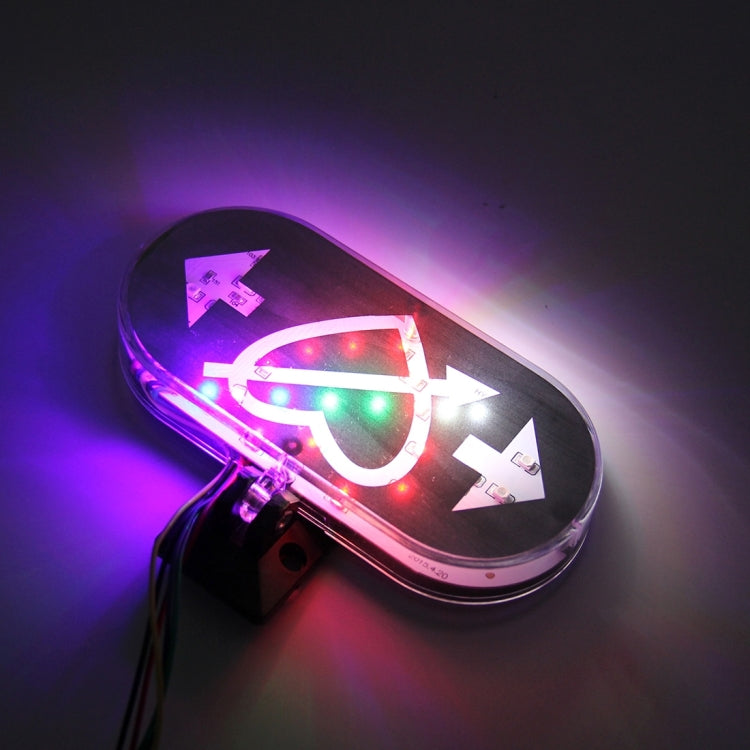 HY-1530 4W 28 SMD-2835-LEDs Colorful Flashing Strobe Brake Light Turning Light, DC 12V