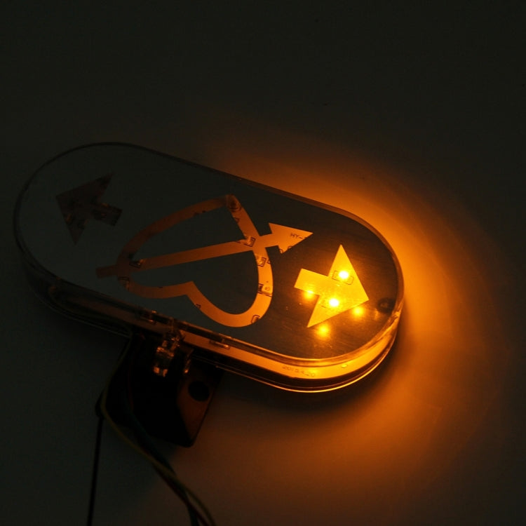 HY-1530 4W 28 SMD-2835-LEDs Colorful Flashing Strobe Brake Light Turning Light, DC 12V