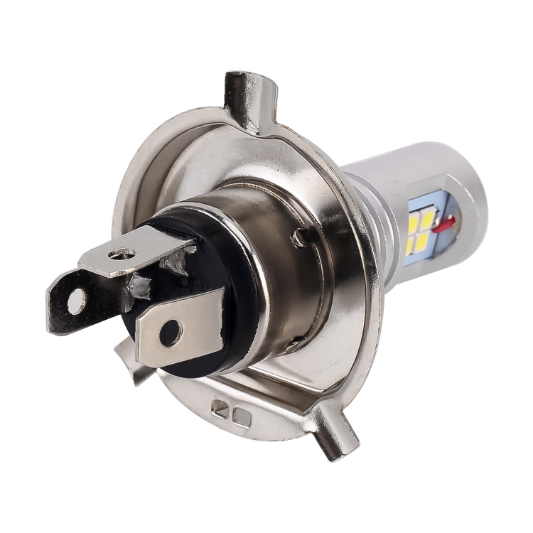 2 PCS H4 6W(H) 1.5W(L) 600LM 6000K Car Auto Fog Light 12LEDs SMD-3030 Lamps, DC 12V-24V(White Light)