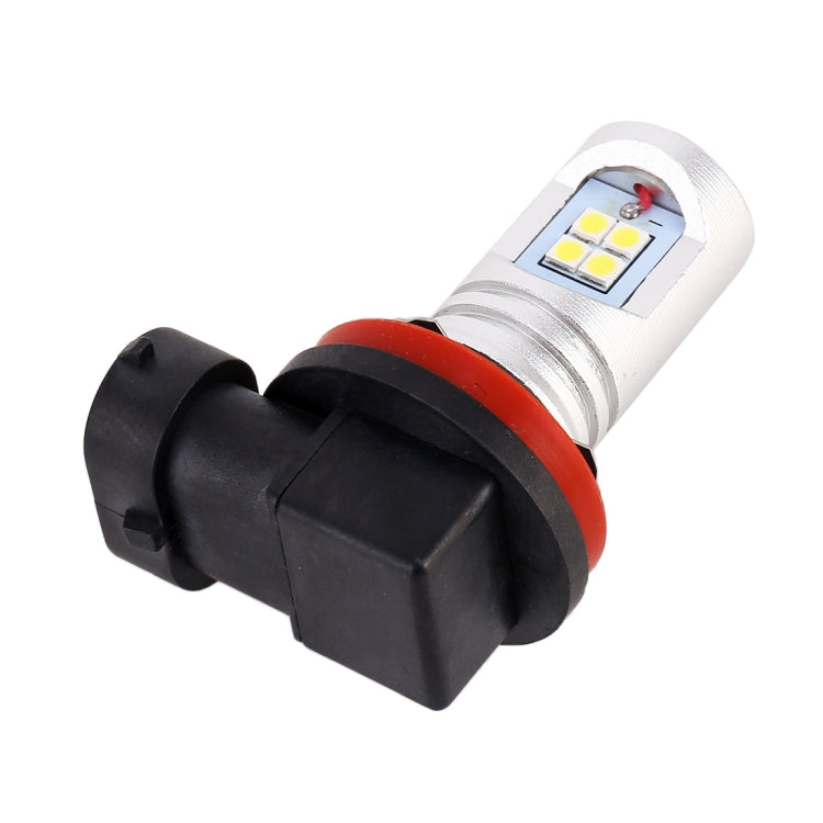 2 PCS H8 / H11 7.5W 600LM 6000K Car Auto Fog Light 12LEDs SMD-3030 Lamps, DC 12V-24V (White Light)