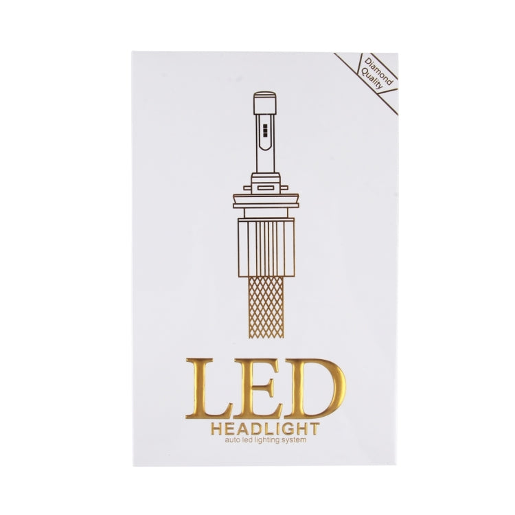 2 PCS 9005 45W 5500LM 6000K 6 High Power LEDs Car Canbus Headlamp Light, DC 8-32V(White Light)