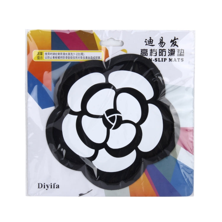 Car Auto 3D Camellia Shape Rubber Dashboard Anti-slip Super Sticky Pad Mate Holder for GPS Phone MP3 MP4