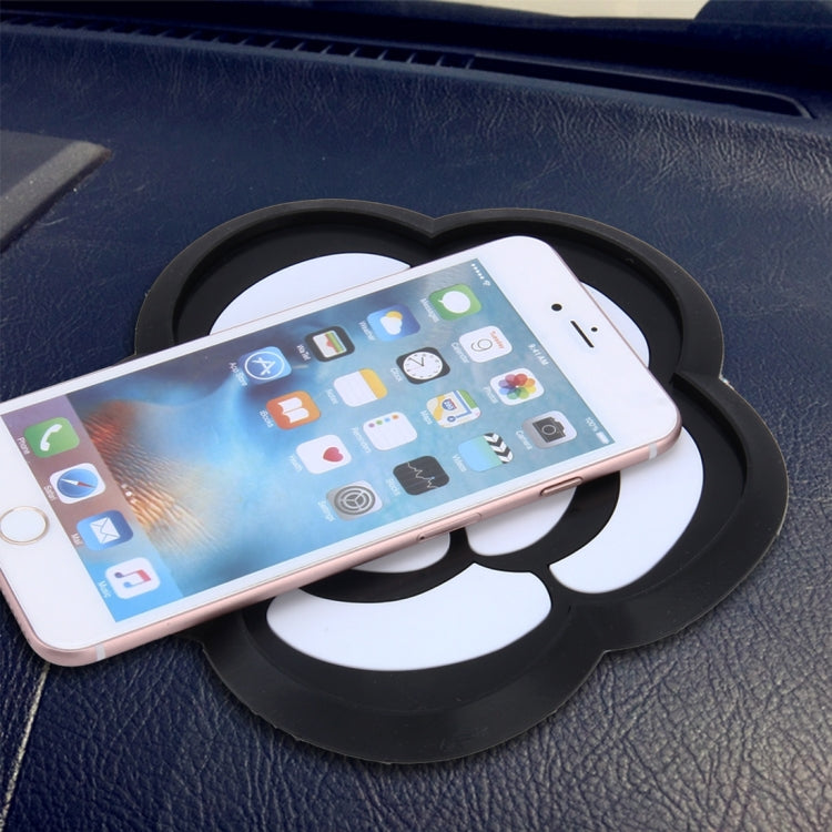 Car Auto 3D Camellia Shape Rubber Dashboard Anti-slip Super Sticky Pad Mate Holder for GPS Phone MP3 MP4