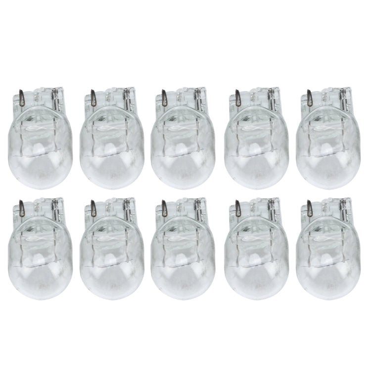 10 PCS 7440 3W Car Turn Light with Glass Shell, DC 12V (Warm White)