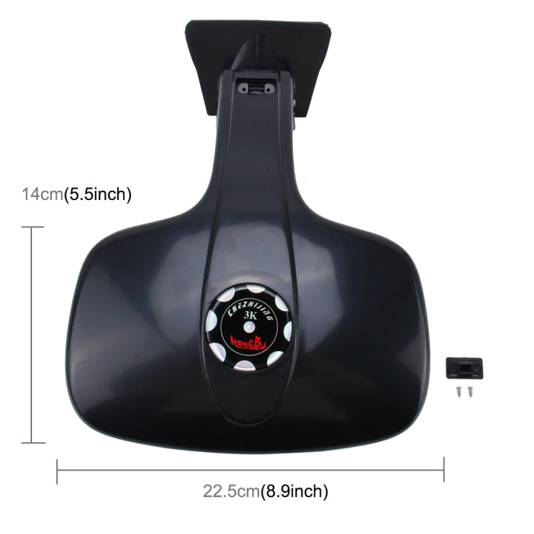 Car SUV Van Rear Window WIde-angle View Backup Auxiliary Mirror