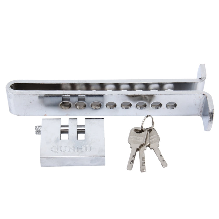 Car Auto Stainless Steel Anti-theft Clutch Lock Car Brake Safety Lock Tool Accelerator Pedal Lock with Keys Suitable for Clutch Height Under 19.5cm