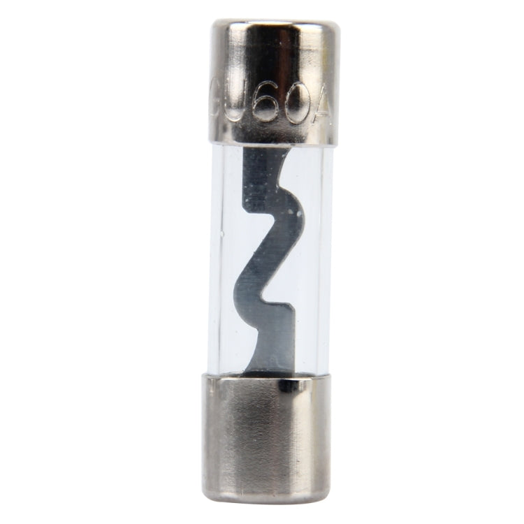 10 PCS 60 AMP Car Auto AGU Glass Fuse Gold Plated for Car Audio