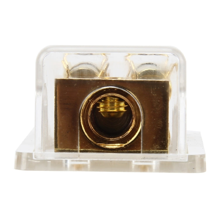 Car Auto 60A 1 in 2 Ways Glass Fuse Holder Blade Fuse Holder for Car Audio Amplifier