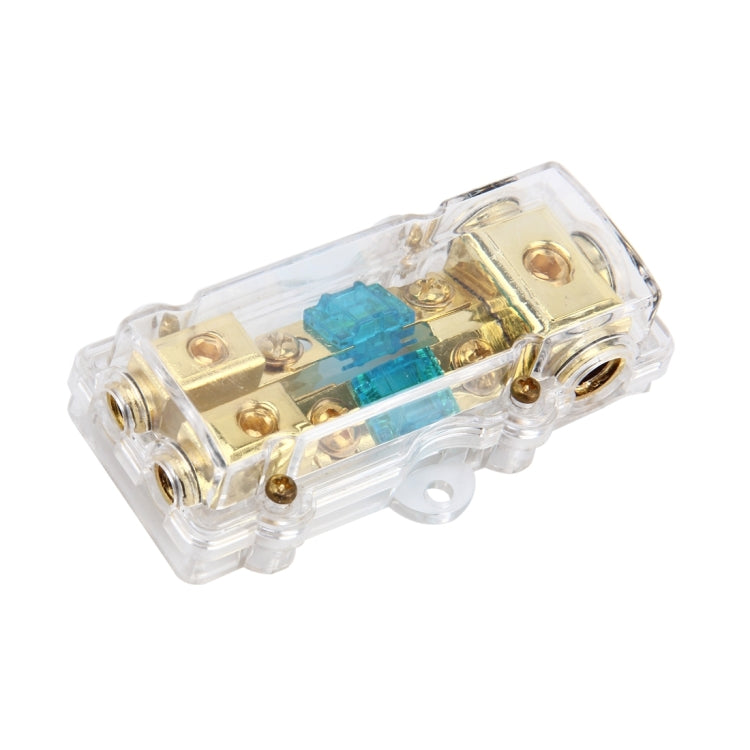 Car Auto 60A 1 in 2 Ways Fuse Holder Blade Fuse Holder for Car Audio Amplifier