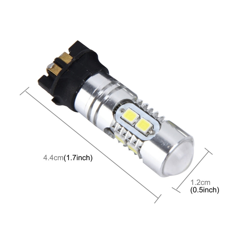 2 PCS PW24W 5W 400 LM 6000K Car Fog Lights with 10 SMD-2835 LEDs , DC 12V (White Light)