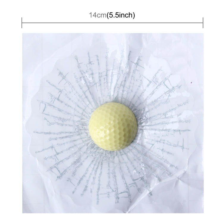 Creative 3D Deco Sport Golf Balls Car Window Crack Decal Sticker
