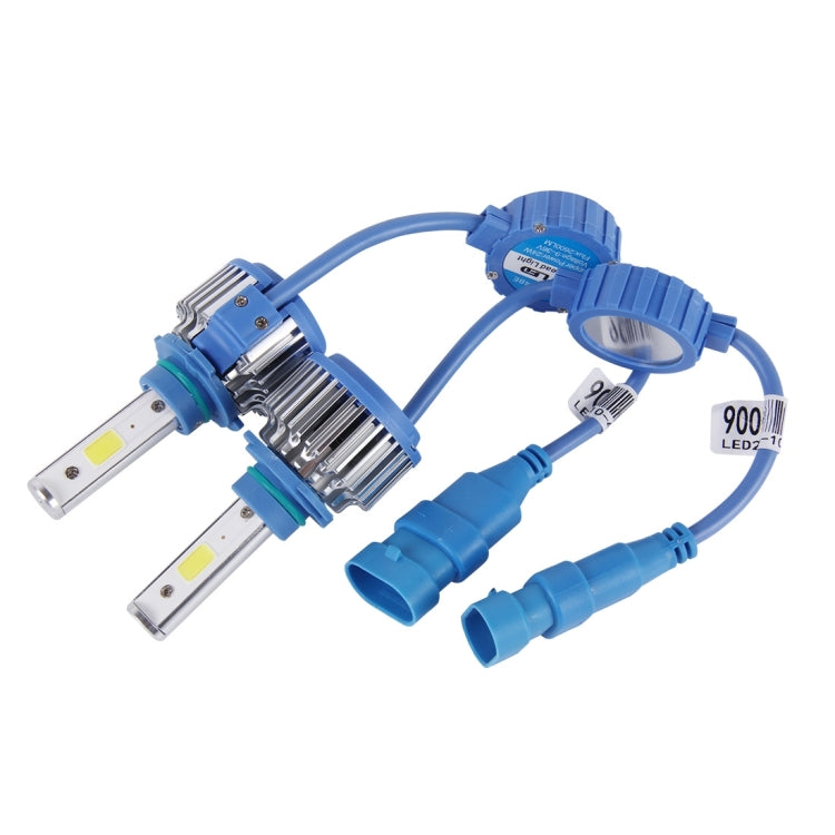 2 PCS 9005 24W 2600lm 6000K Car LED Headlight with 2 COB Lamps, DC 9-30V(White Light)