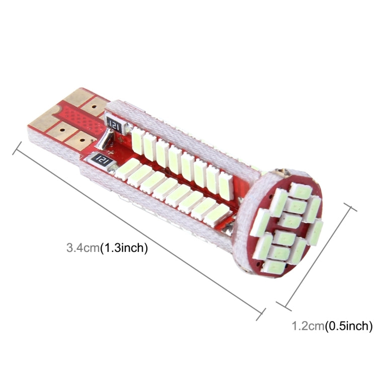 2 PCS T10 3W Error-Free Car Clearance Light with 76 SMD-3014 LED Lamp, DC 12V