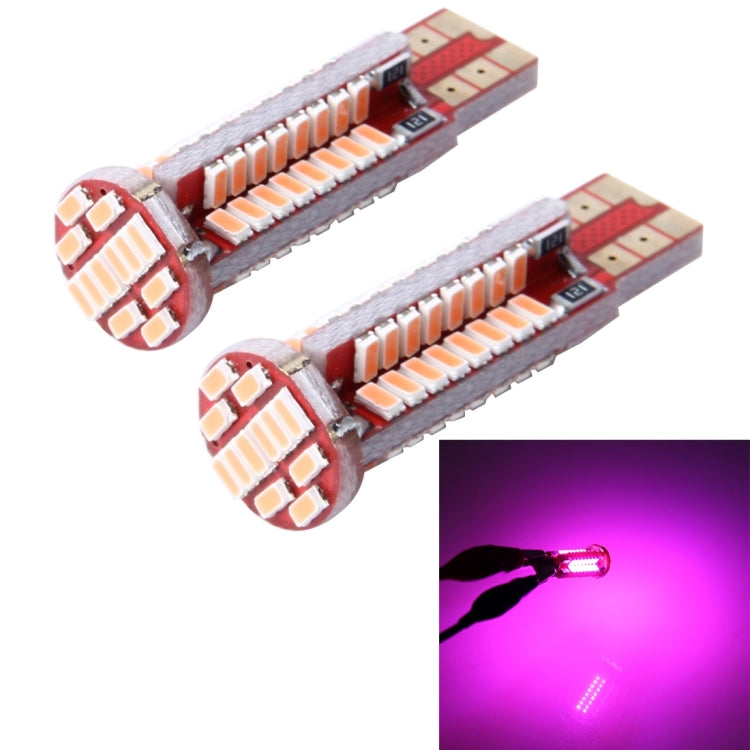 2 PCS T10 3W Error-Free Car Clearance Light with 76 SMD-3014 LED Lamp, DC 12V