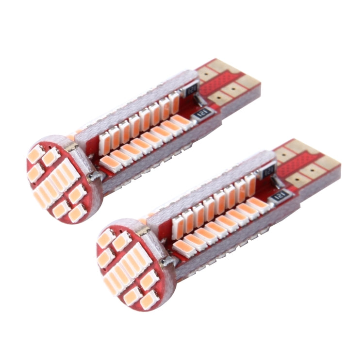 2 PCS T10 3W Error-Free Car Clearance Light with 76 SMD-3014 LED Lamp, DC 12V