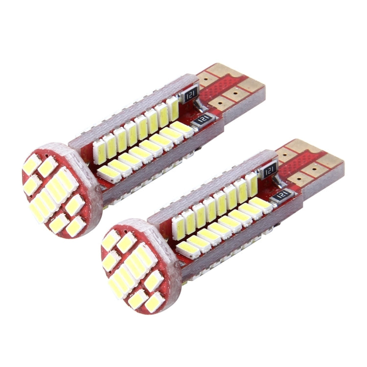 2 PCS T10 3W Error-Free Car Clearance Light with 76 SMD-3014 LED Lamp, DC 12V