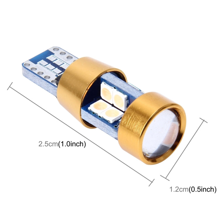 2 PCS T10 3W Error-Free Car Clearance Light with 19 SMD-3030 LED Lamp, DC 12V