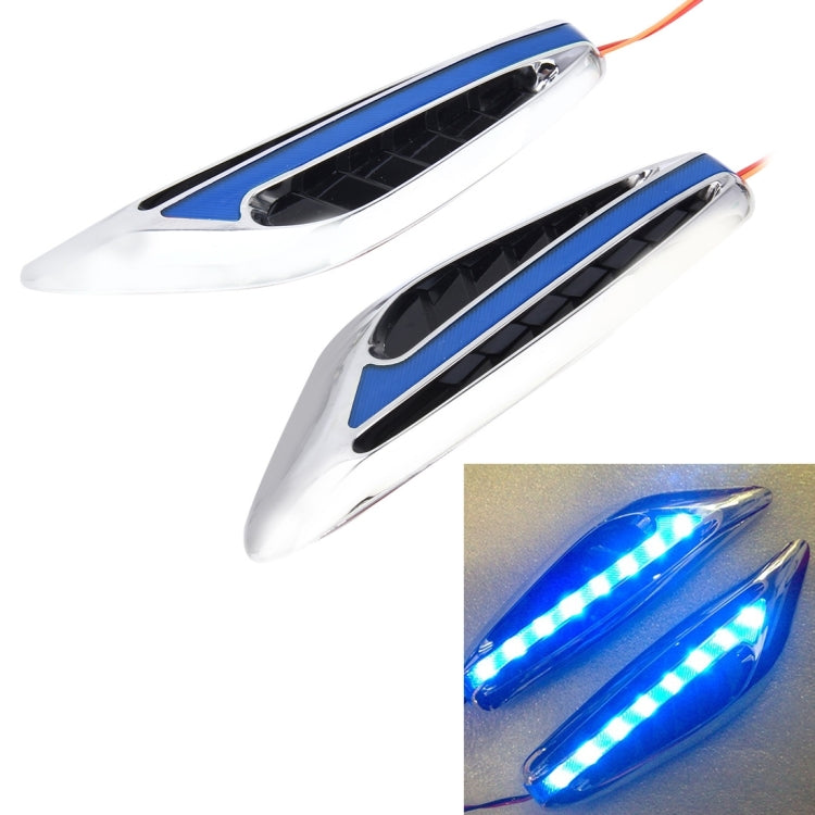 2 PCS 3W Universal Car Auto Blade Shape Fender Side Turn Signal Light with 23 LED Lamps, DC 12V