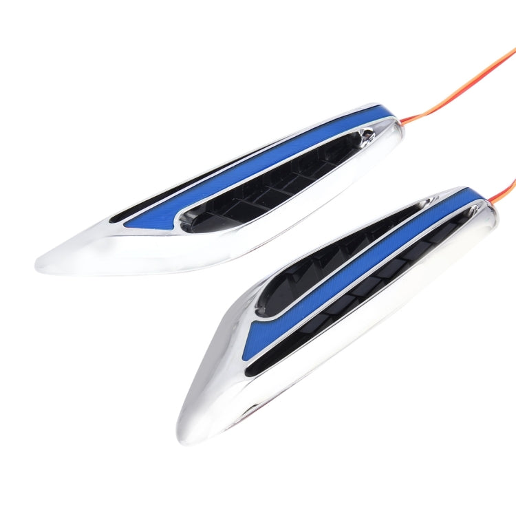 2 PCS 3W Universal Car Auto Blade Shape Fender Side Turn Signal Light with 23 LED Lamps, DC 12V