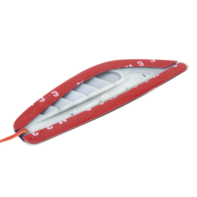 2 PCS 3W Universal Car Auto Blade Shape Fender Side Turn Signal Light with 23 LED Lamps, DC 12V