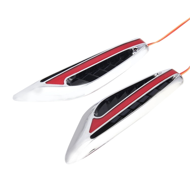 2 PCS 3W Universal Car Auto Blade Shape Fender Side Turn Signal Light with 23 LED Lamps, DC 12V