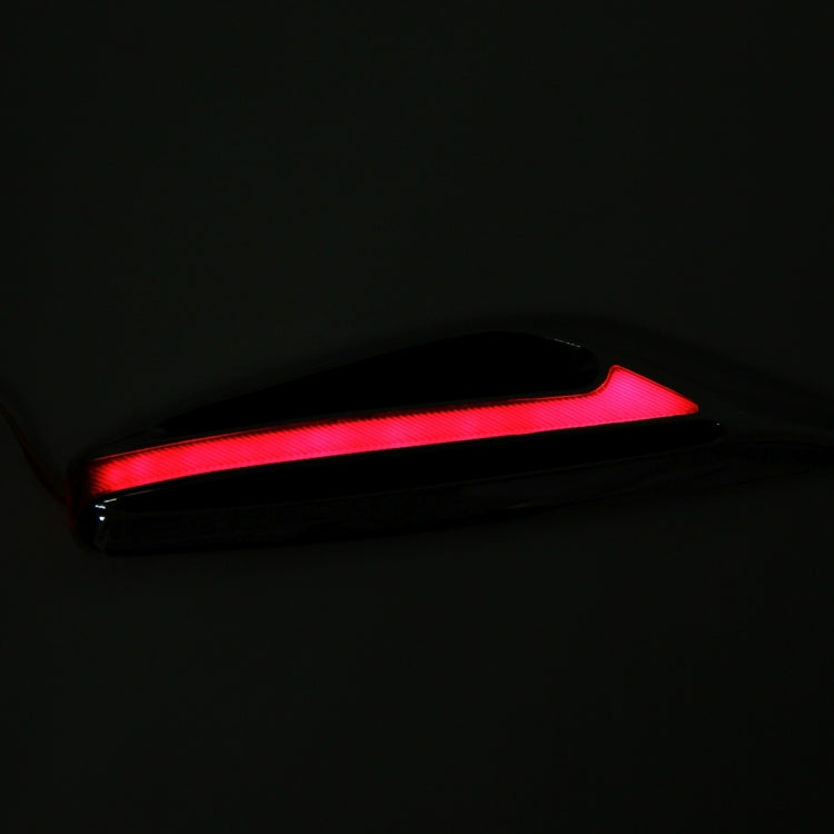 2 PCS 3W Universal Car Auto Blade Shape Fender Side Turn Signal Light with 23 LED Lamps, DC 12V