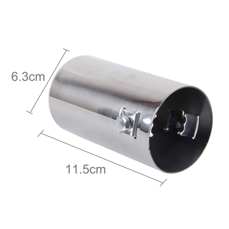 6051 Car Automobile Exhaust Pipe Muffler Modification Stainless Steel Tail Pipes (Inner Diameter 60mm)
