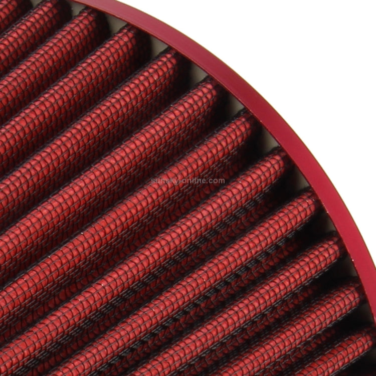 Universal Car Air Filter Mechanic Supercharger Car Car Filter Kits Air Intake Cool Filter, Size: 14.5*15cm(Red)(Red)