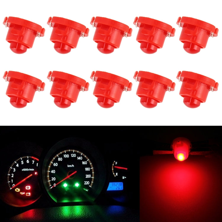 10PCS 2W T4.7 Wedge Instrument Panel LED Light
