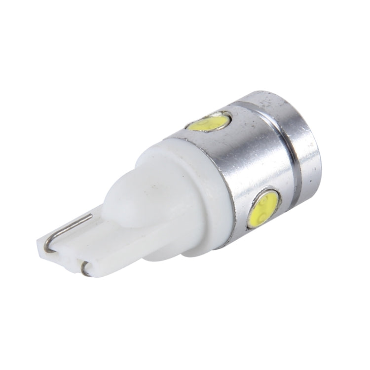2PCS T10 2W 100LM 6000K 5 COB LEDs Car Clearance Lights Lamp, DC 12V(White Light)