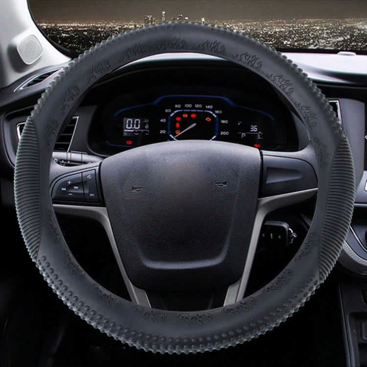 Fashionable Texture Universal Rubber Car Steering Wheel Cover Sets Four Seasons General