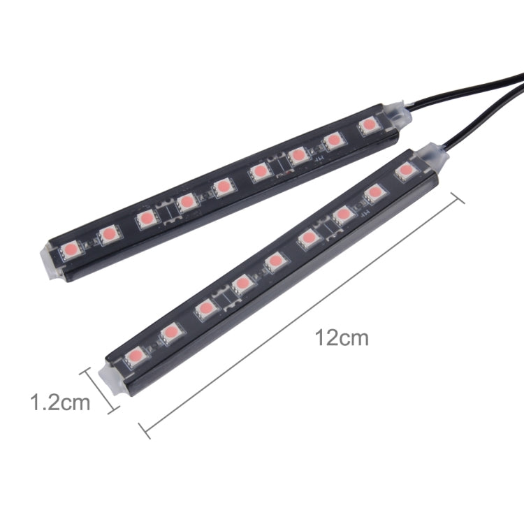 2 in 1 4.5W 18 SMD-5050-LEDs RGB Car Interior Floor Decoration Atmosphere Neon Light Lamp, DC 12V