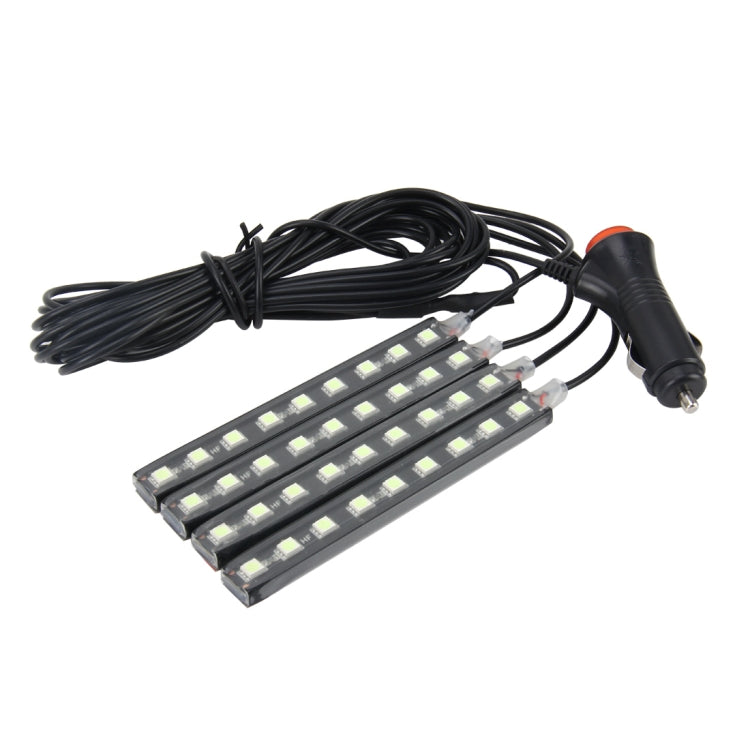 4 in 1 4.5W 36 SMD-5050-LEDs RGB Car Interior Floor Decoration Atmosphere Neon Light Lamp, DC 12V